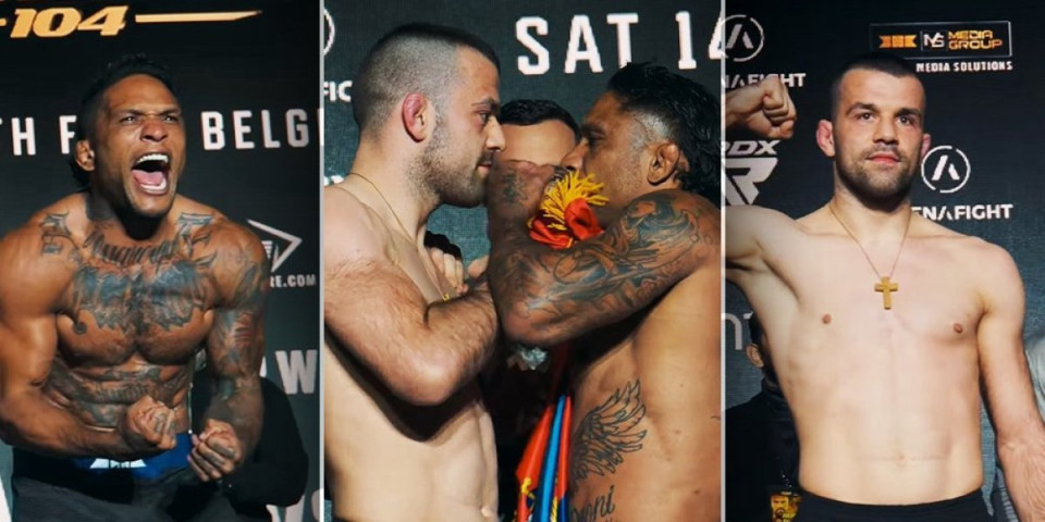 Tenzije na merenju: Brazilac i Joksović se umalo potukli pre borbe (VIDEO)