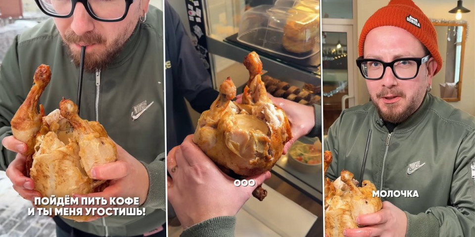 Šokantno: Kapućino iz pečenog pileta zapalio mreže - svi u neverici zbog kuraćina (VIDEO)