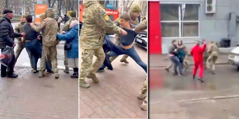 Ukrajinac pajserom rasterao vojne komesare: Pokušali da otmu mladića, usledio neočekivani obrt... (VIDEO)