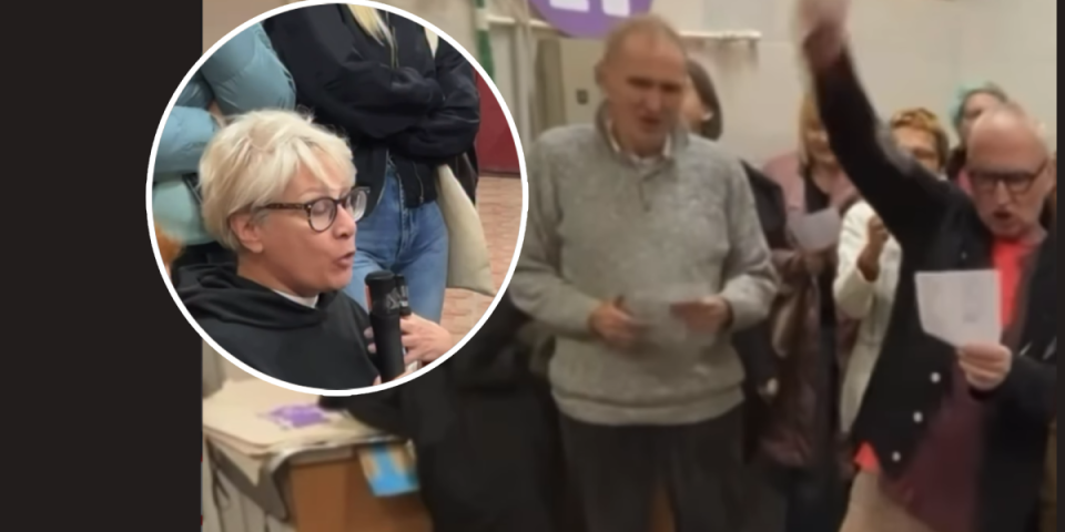 (VIDEO) Jezivo! Blokaderi u Kuli besramno vređali patrijarha i SPC