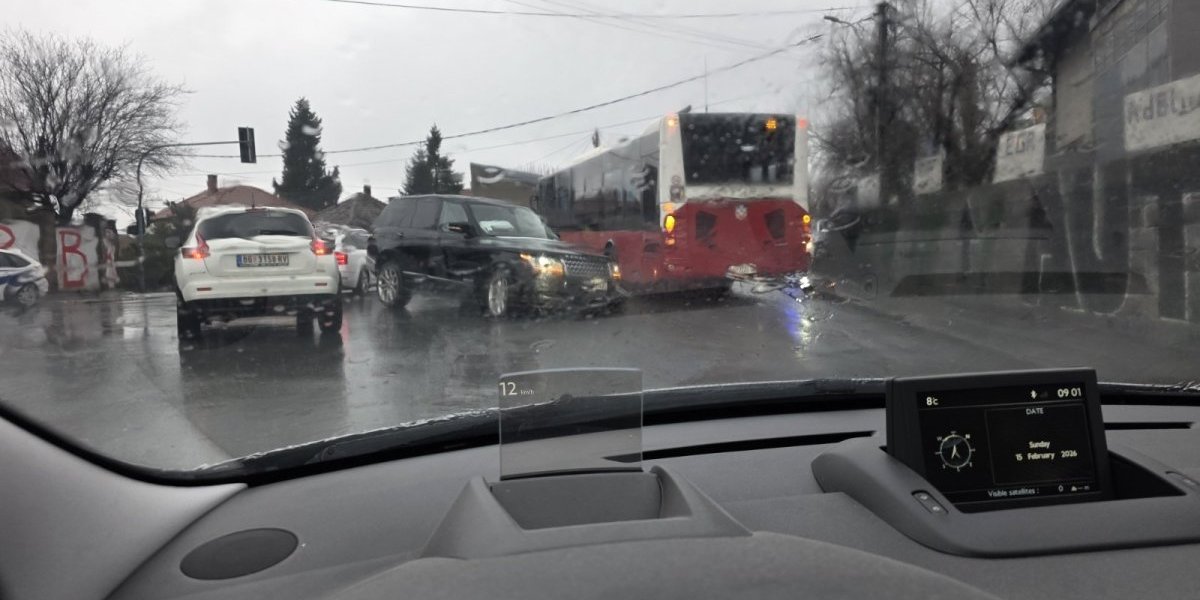 Saobraćajna nezgoda na Zvezdari