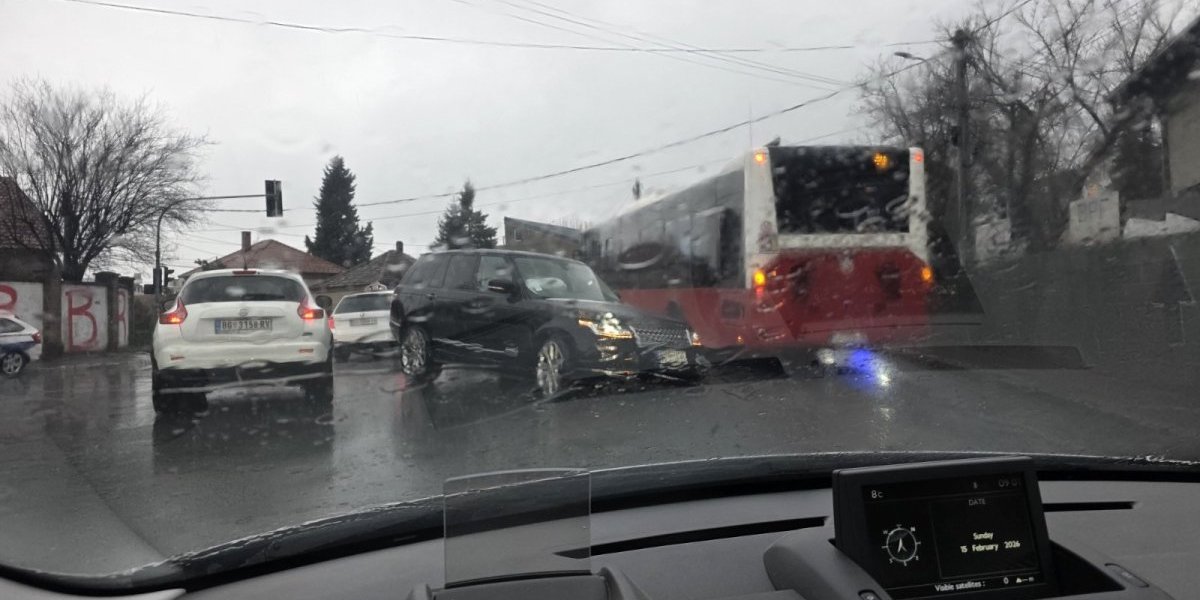 Saobraćajna nezgoda na Zvezdari