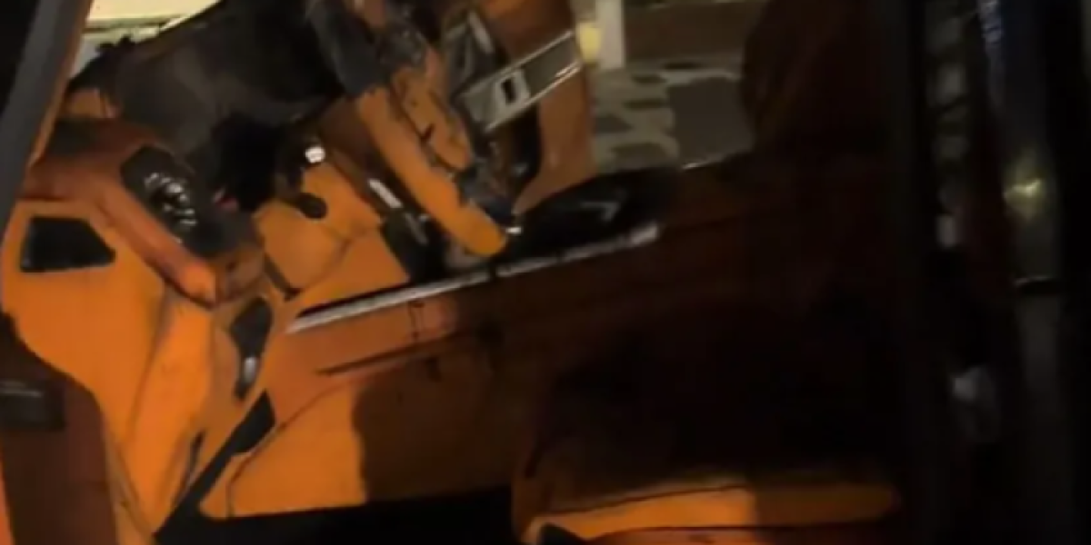 Zapaljen automobil Bake Praseta