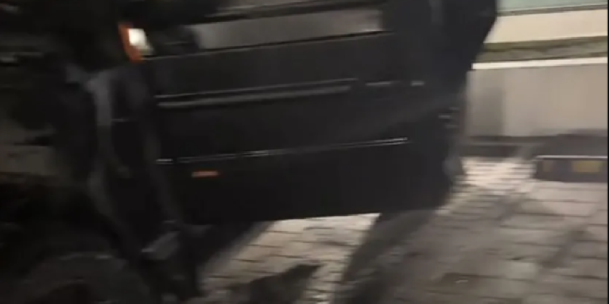 Zapaljen automobil Bake Praseta