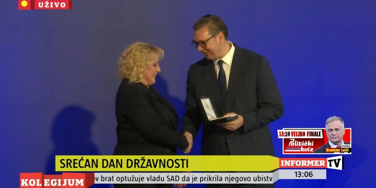Snežana Đurišić i Aleksandar Vučić