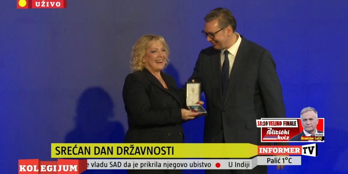 Snežana Đurišić i Aleksandar Vučić