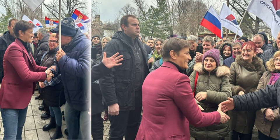 Ovako su građani dočekali Anu Brnabić u Šidu: Dan nakon blokaderske sramote (FOTO)
