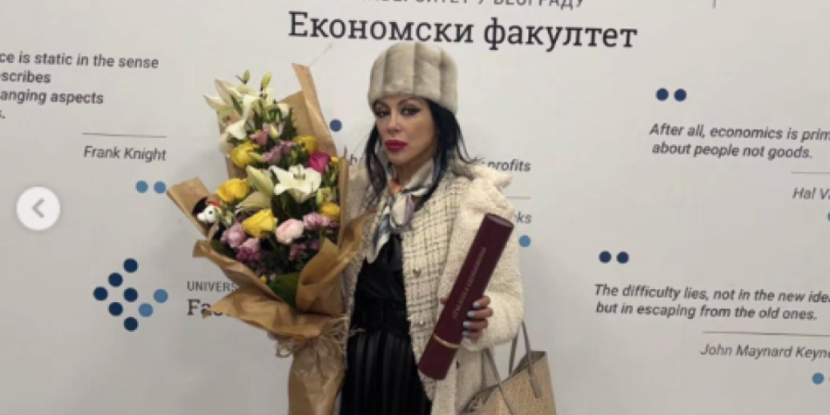 Ćerka Vesne Vukelić Vendi diplomirala