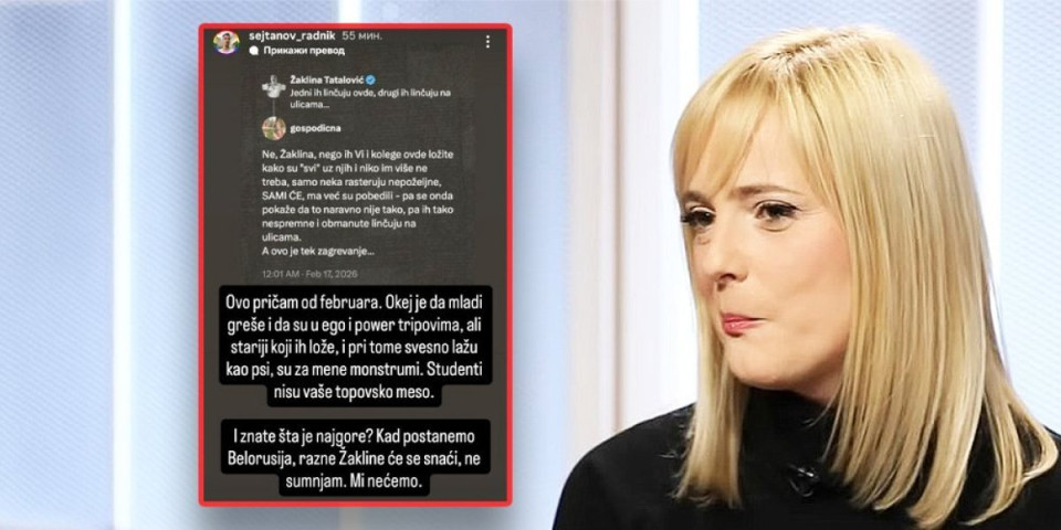 Stevan Filipović: Žaklina Tatalović je monstrum i laže kao pas!