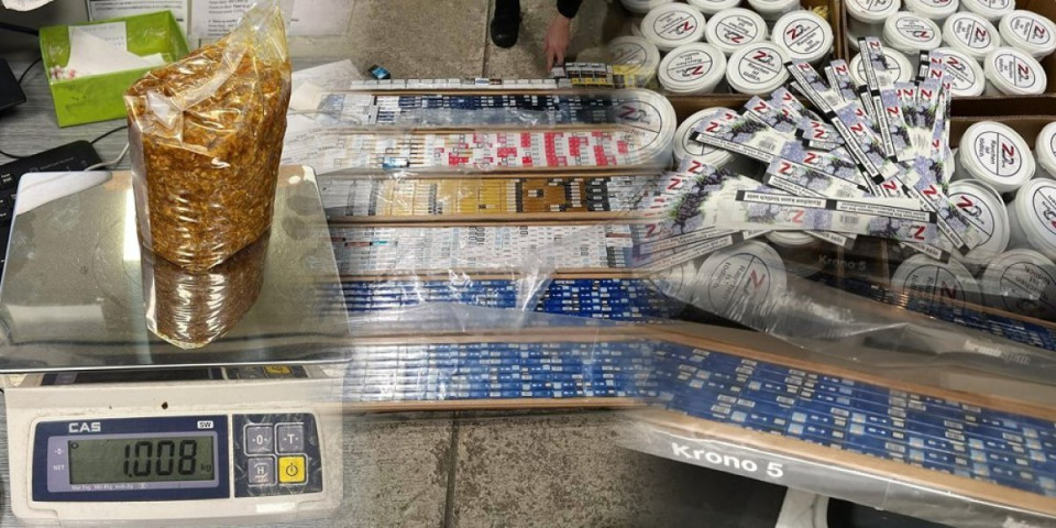 Ispod laminata krili cigarete: Neverovatna zaplena na granici (FOTO)