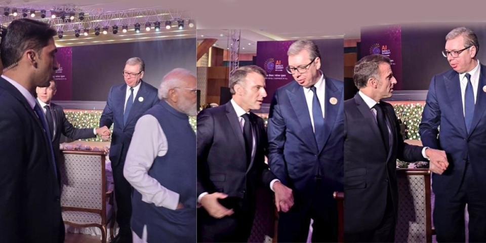 Vučić i Makron nakon večere: Uvek srdačno i u dobrom raspoloženju - na drugom kraju sveta