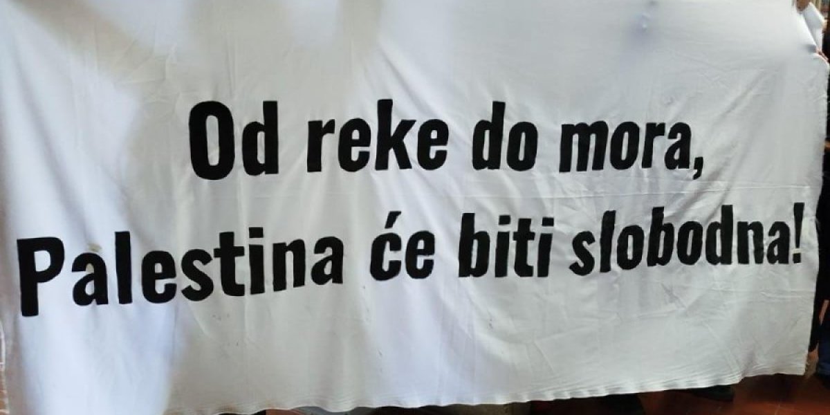 Protest na Fakultetu u Novom Sadu