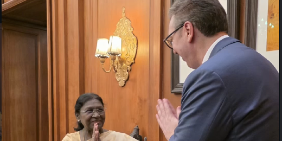 Vučić sa predsednicom Indije: Nastavljamo da gradimo odnose na uzajamnom poverenju