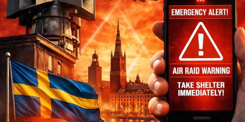 Šveđani totalno odlepili! Spremaju se za klanicu sa Rusima: Svaki mobilni postaje ratna sirena, panika kakva se ne pamti