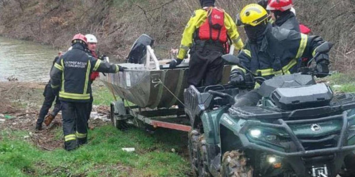 potraga za nestalim muškarcima kod jezera Barje