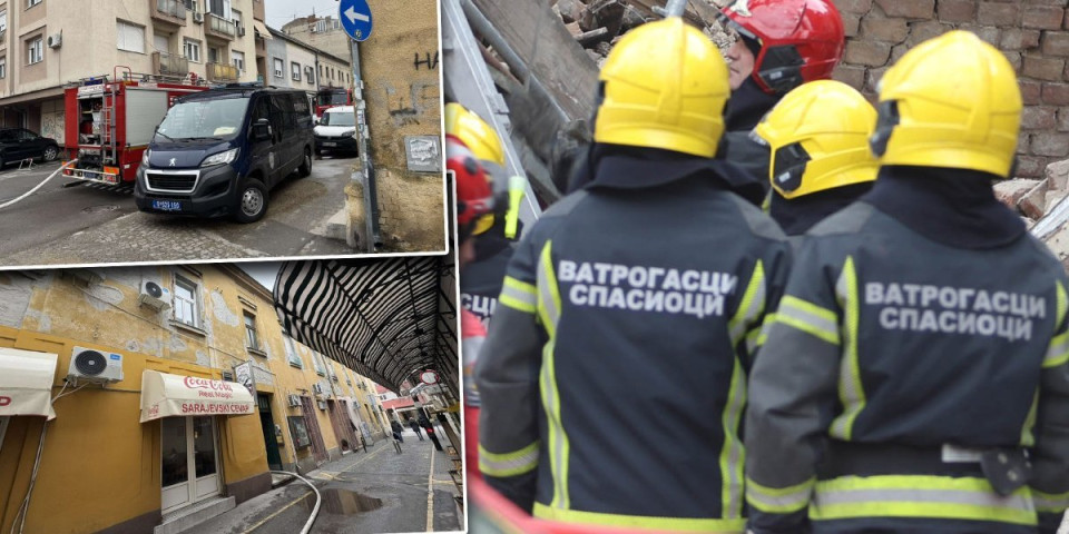 Gori porodična kuća u Zemunu! 13 vatrogasaca u borbi protiv stihije (FOTO)