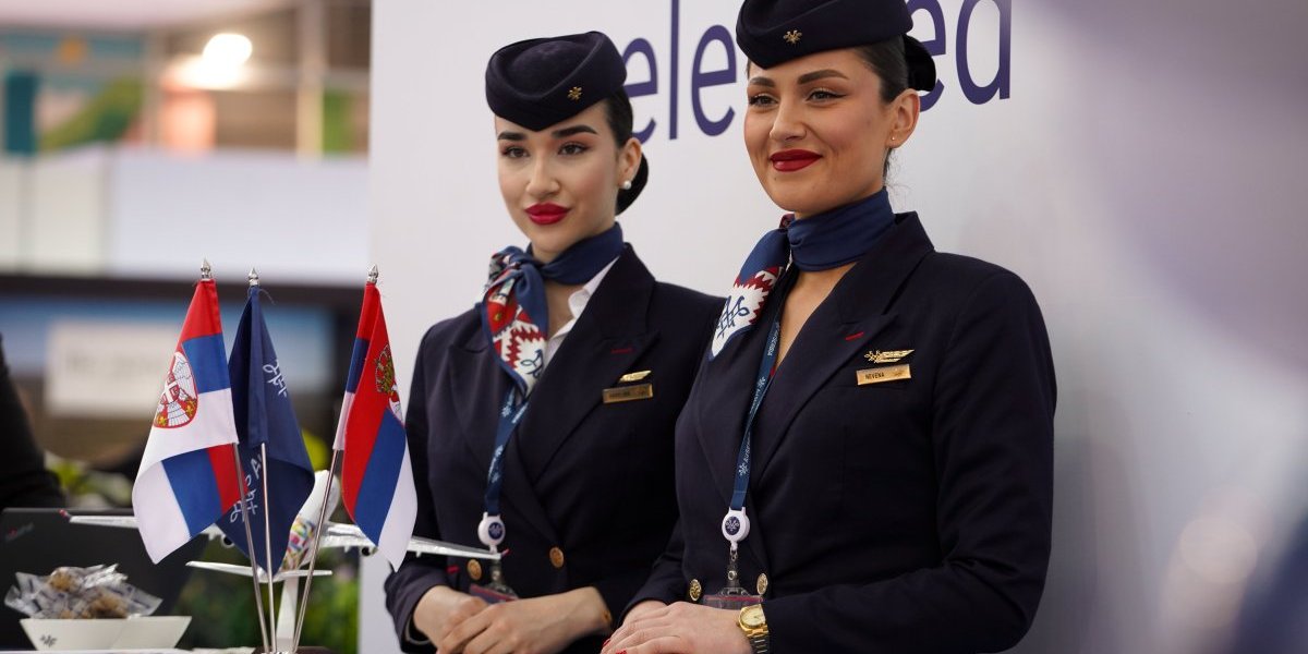 Promocija na štandu Er Srbije na Međunarodnom sajmu turizma u Beogradu