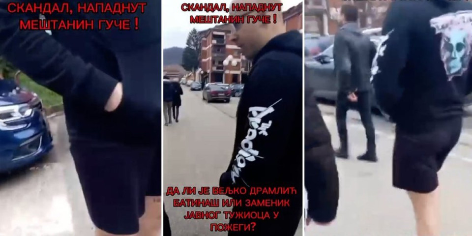 Siledžije iz javnog tužilaštva: Jeziv napad u Guči - Da li je Veljko Dramlić batinaš ili zamenik javnog tužioca? (VIDEO)