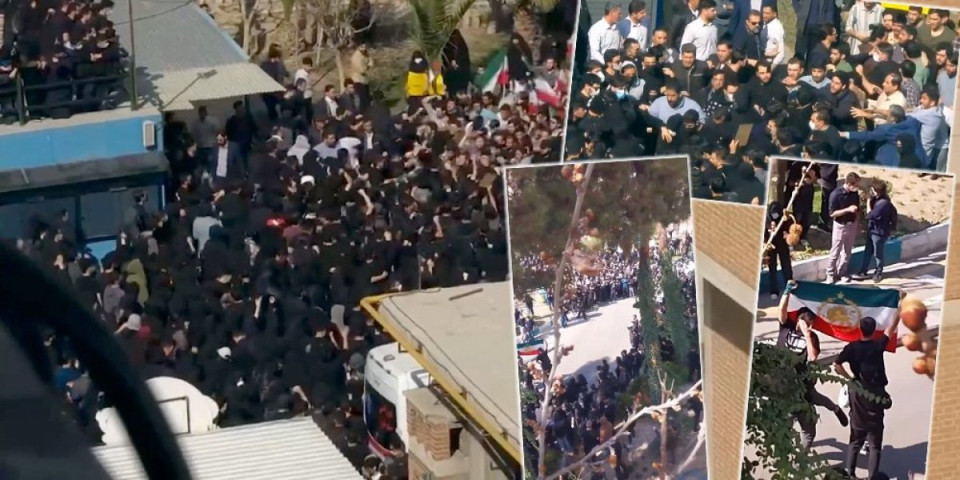 (VIDEO) Opasno se zakuvalo u Iranu! Situacija se totalno otela kontroli - pogledajte šta rade podivljali studenti
