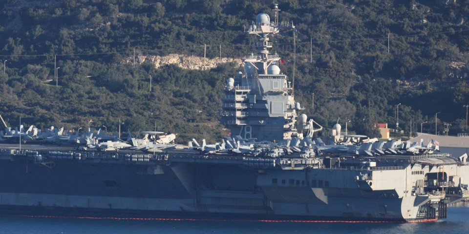 (FOTO) Poznato gde se sada nalazi USS "Džerald R. Ford": Iran nek se spremi za scenario iz najgorih košmara!