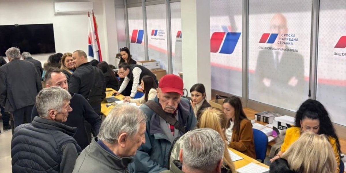 Skupljanje potpisa u Aranđelovcu