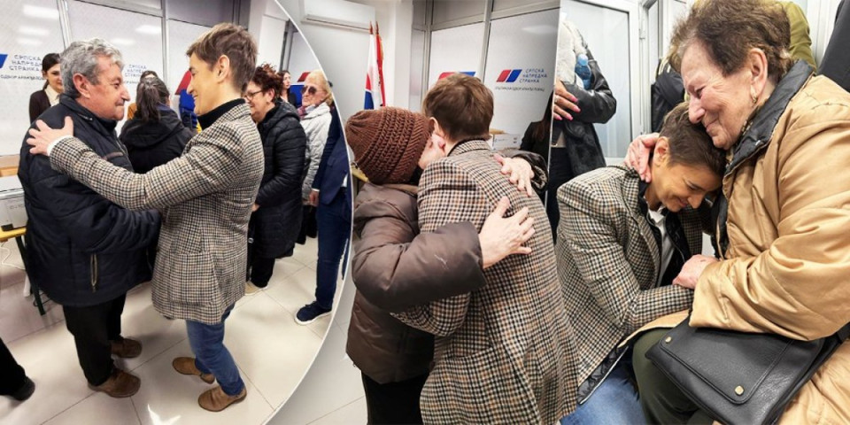 Fotografije govore više od hiljadu reči: Ovako je Ana Brnabić dočekana u Aranđelovcu