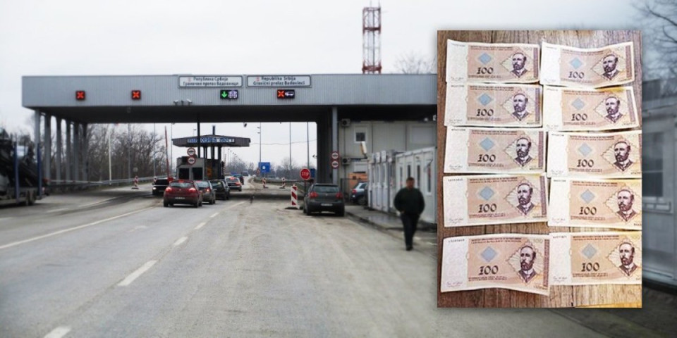 Pao na granici: Pokušao u Srbiju da unese falsifikovane novčanice