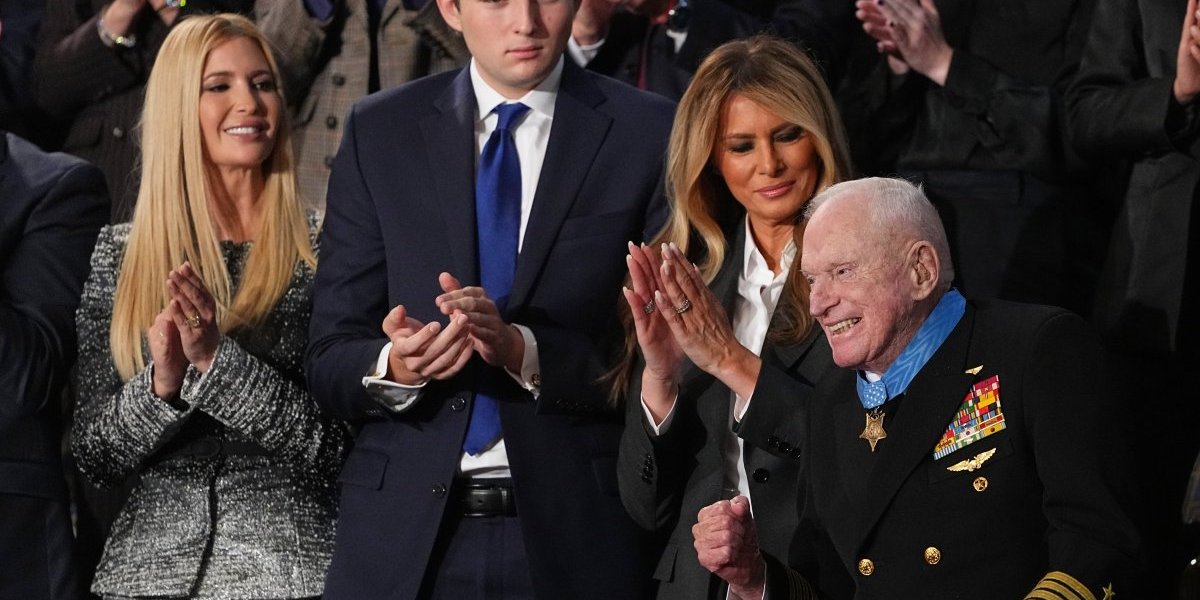 Melanija, Ivanka i Baron Tramp