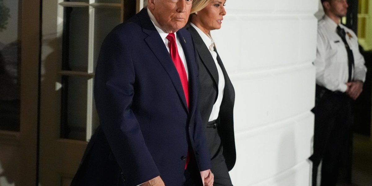 Melanija i Donald Tramp