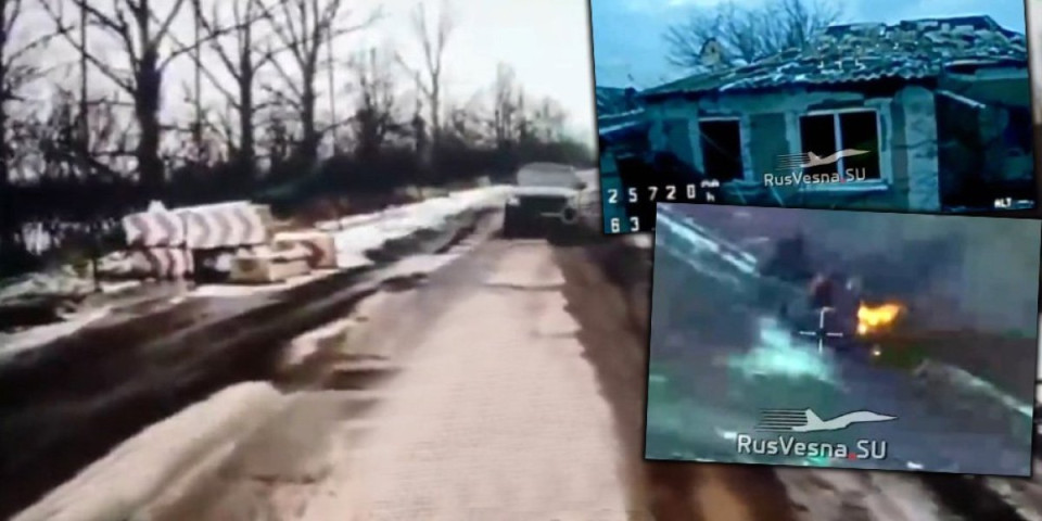 (VIDEO) Rusi raspalili bez milosti! Gore NATO vozila: Stižu dramatični snimci sa fronta - upravo se dešava totalno razaranje