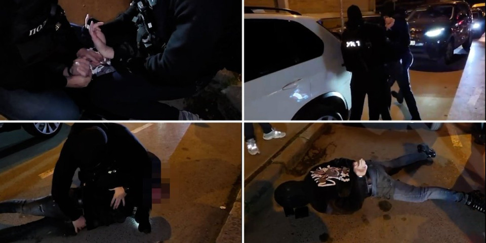 OPKOLILI GA, PA GA BACILI NA BETON! Pogledajte kako je uhapšen ubica Živka Bakića (FOTO/VIDEO)