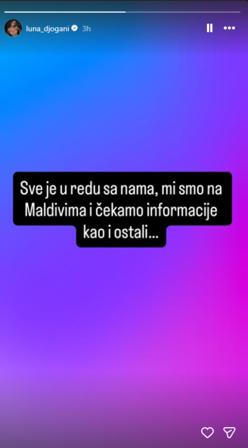 Luna Đogani i Marko Miljković zarobljeni na Maldivima - Hitno se oglasili
