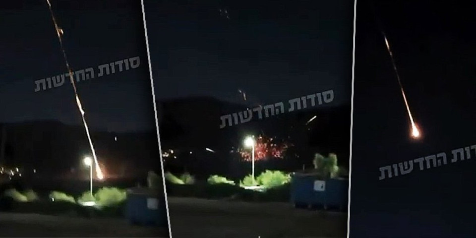 Iran ponovo napada: Raketni talasi idu ka Izraelu (VIDEO)