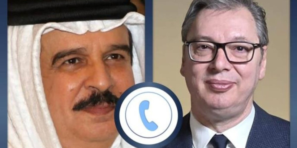 Vučić razgovarao sa kraljem Bahreina: Srbija snažno podržava smirivanje tenzija