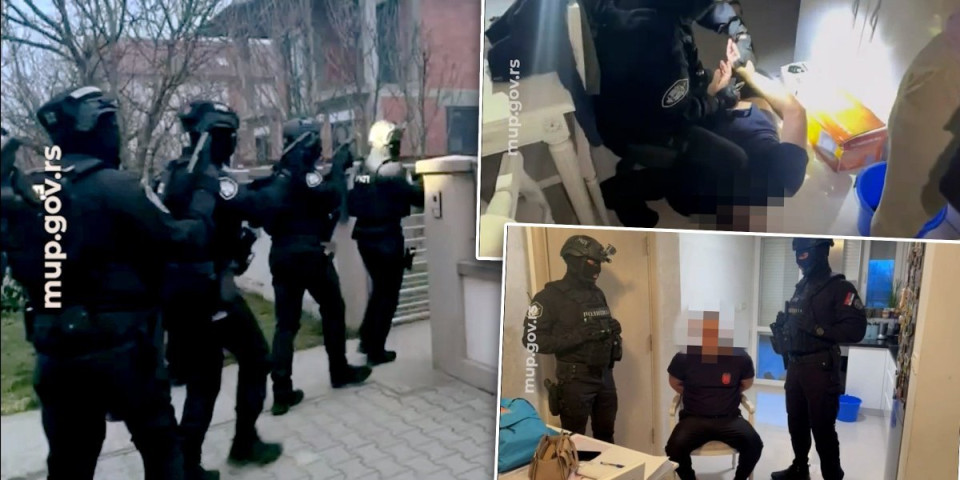''Ovnom'' upali u štek kuće narko-grupe Srđana Jezdimira: Pogledajte snimak spektakularne akcije policije