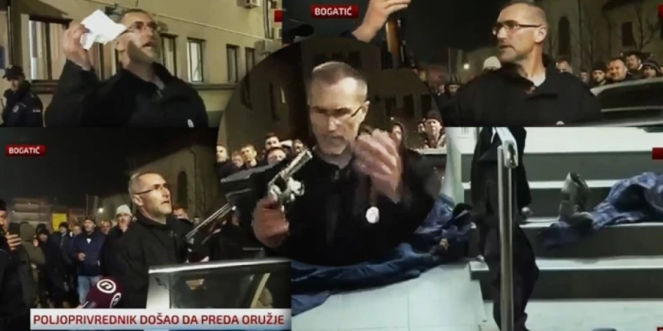 Sa kim je to blokader iz Bogatića?! Busa se u patriotske grudi - a usnimljen sa antisrpskim teroristima