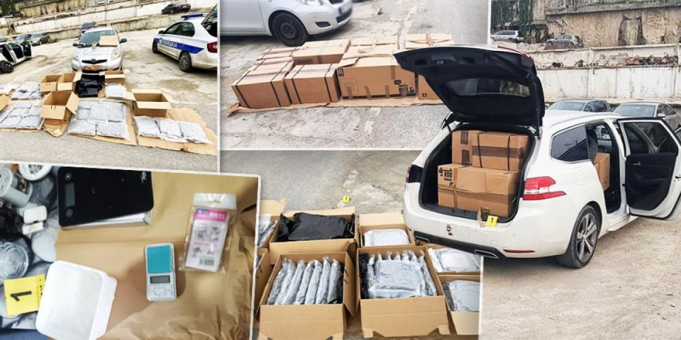 U "pežou" pronađeno 50 kilograma droge: Neverovatna zaplena na Čukarici (FOTO)