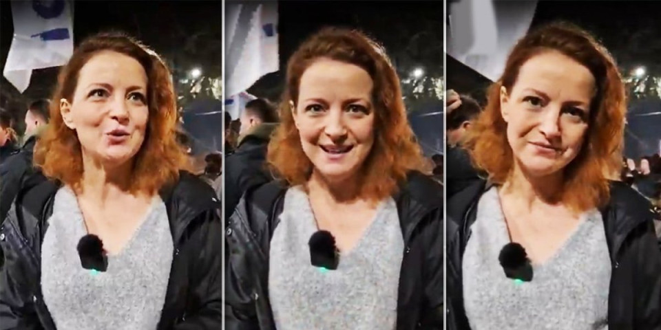 Na čemu je ova žena?! Bruka - Blokaderska glumica otišla da brani nasilnika Kokanovića, pa počela da priča o blatu i gnoju