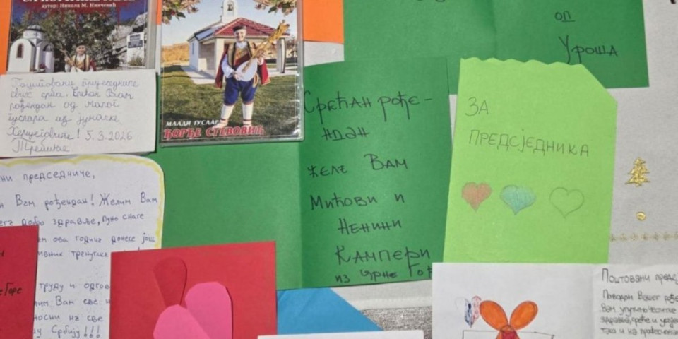 Čestitke dece iz Republike Srpske i Crne Gore: Najlepše poruke za rođendan predsednika Vučića