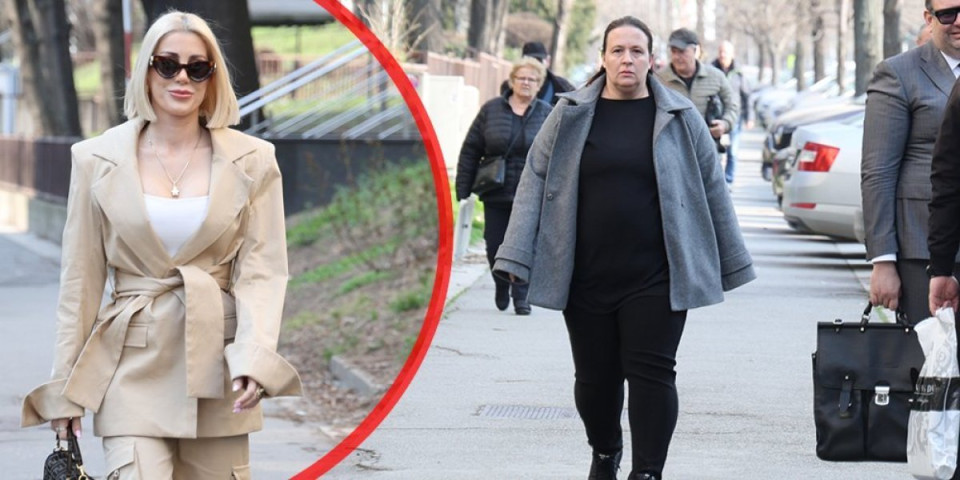 Tanja Miljković skockana i nasmejana, Bojana Belivuk ozbiljna: Žene koljača stigle na suđenje (FOTO/VIDEO)
