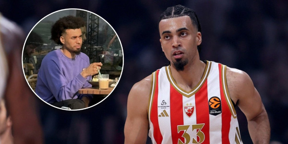 (PAPARACO) Sportinjo "upecao" Zvezdinog košarkaša: Uz kaficu i vitamin D se sprema da sruši Bajern (VIDEO)