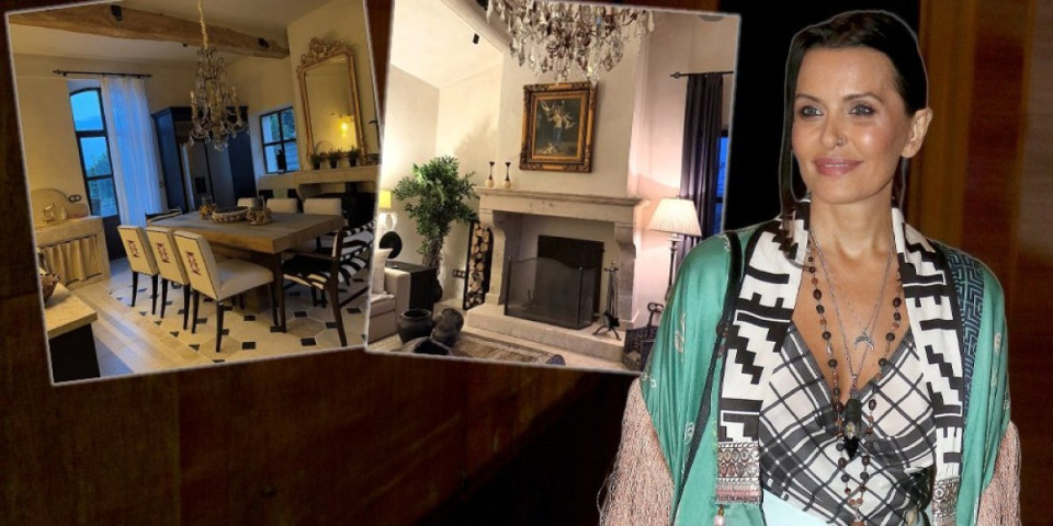 Stilski nameštaj, bazen, kristalni lusteri: Elena Karaman prodaje luks vilu u Francuskoj