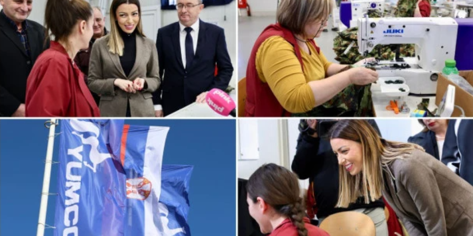 Ispunjeno predsednikovo obećanje: Ministarka Mesarović posetila je danas pogon fabrike "Jumko"