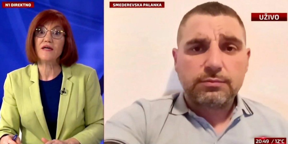 Šta ovo bi na N1, Danice ti li si? Vučenićka patosirala blokadera u programu uživo (VIDEO)