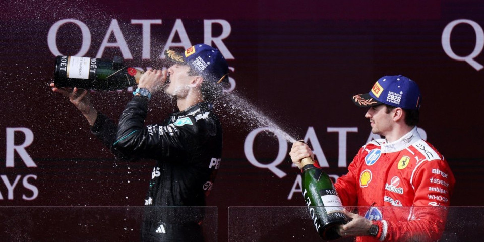 Velika pobeda Rasela i Mercedesa u Australiji, krah Pjastrija (VIDEO)