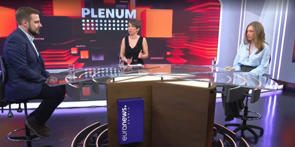 Vruće teme u "Plenumu": Doktorantkinja upozorila na opasnost od blokadera - njen kolega filozof šokirao izjavom o univerzitetu