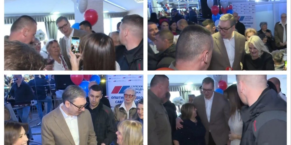 Vučić sa damama na Košutnjaku: Žene su te koje drže naše društvo i državu