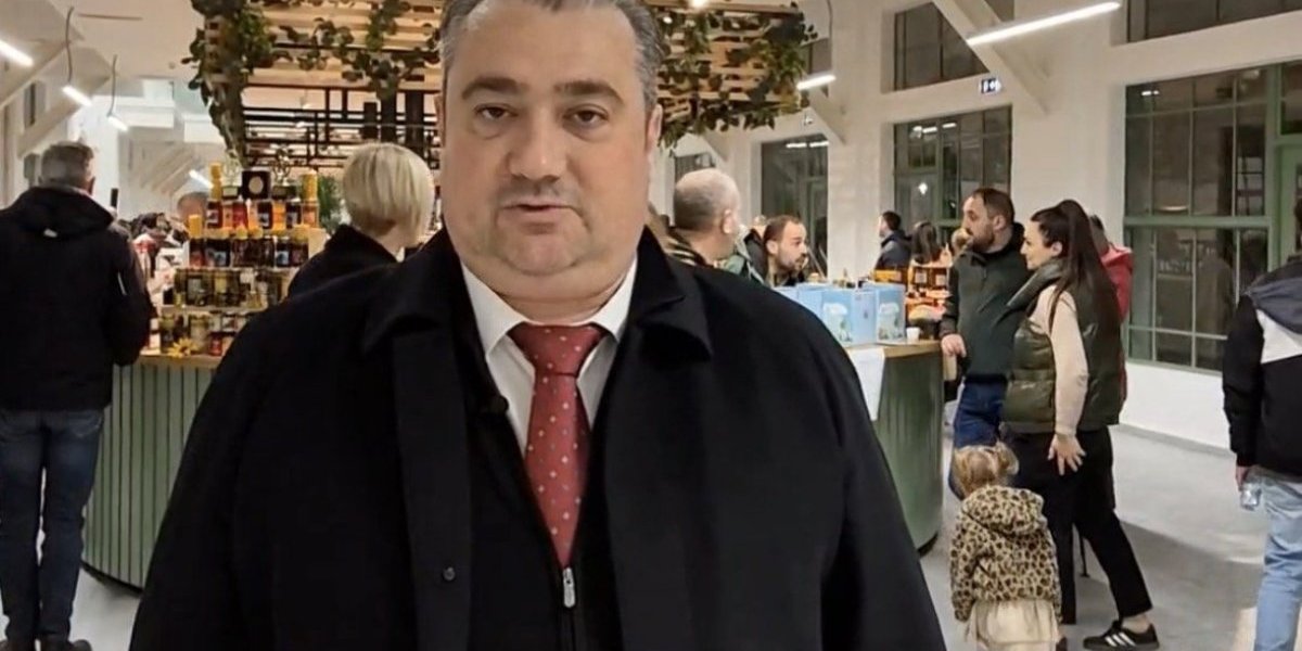 Aleksandar Milošević, direktor JKP Šumadija na jubilarnom 10. Kraguj bazar festu