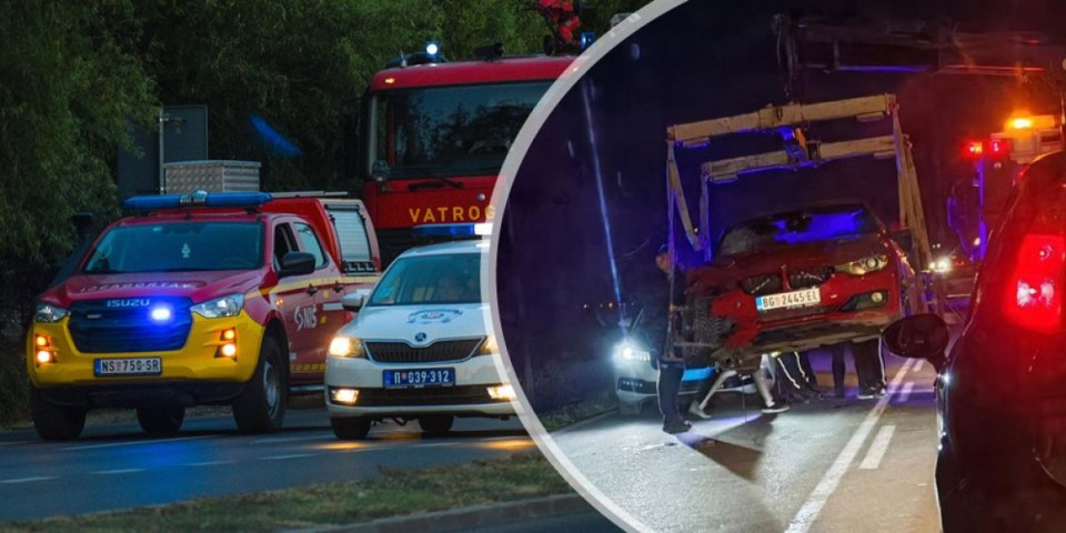 Težak sudar motora i automobila kod Obrenovca: Sumnja se da ima teško povređenih (FOTO)