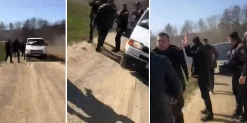 (VIDEO) Šta se ovo dešava u Ukrajini?! Besni Romi palicama jurišaju na vojnike